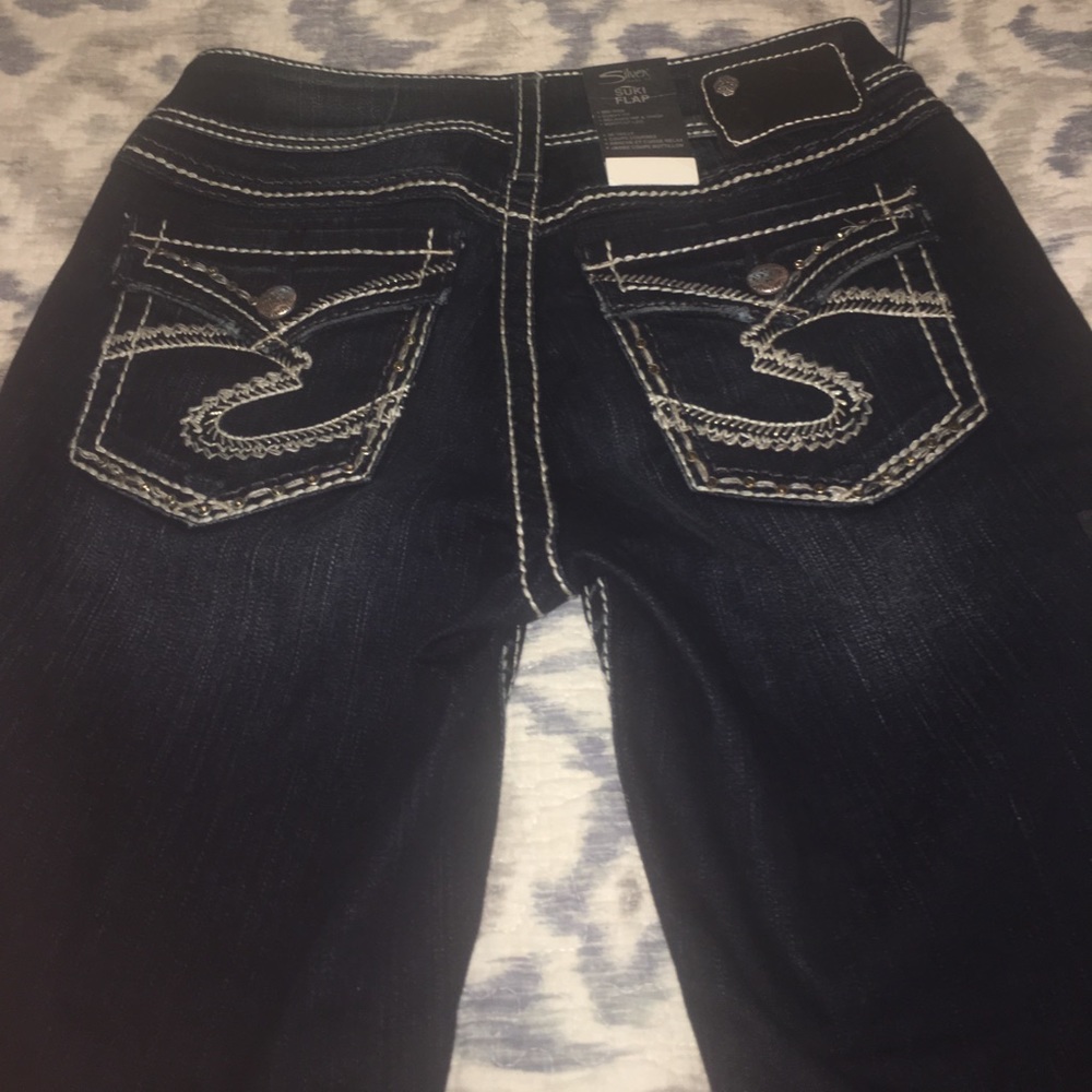 Silver Jeans Suki flap NWT 28x30